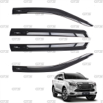 คิ้วกันสาด กันสาดฝน 4 ประตู 4 ชิ้น สีชา สำหรับ Isuzu MU-X Mux SUV 2WD 4WD LS ปี 2022-2023